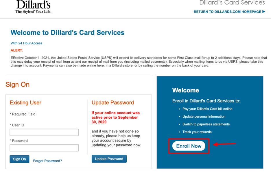 Dillard’s Credit Card