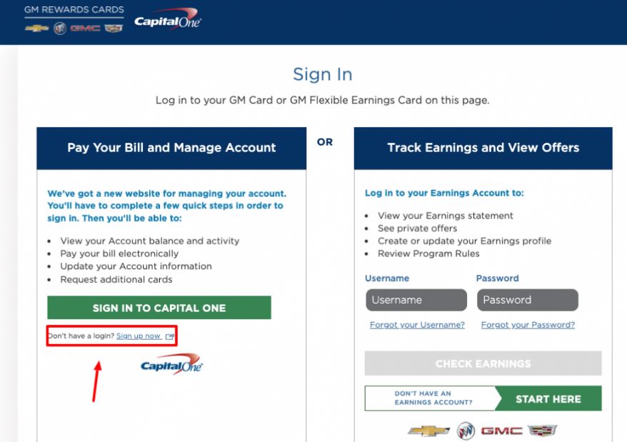 GM Capital One Rewards Card 