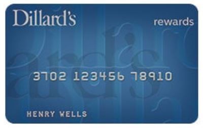 dillards credit card login