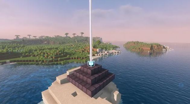 Beacon Pyramid in Minecraft