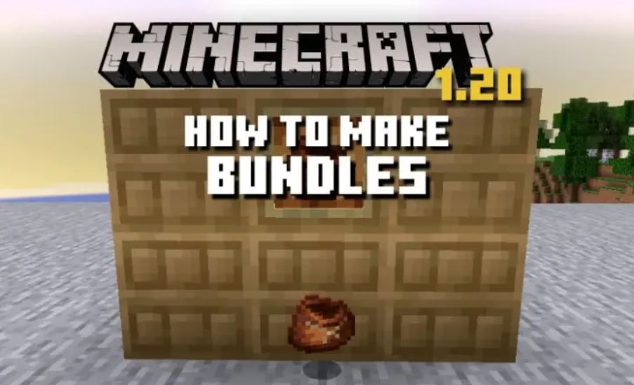 how to make a bundle in minecraft