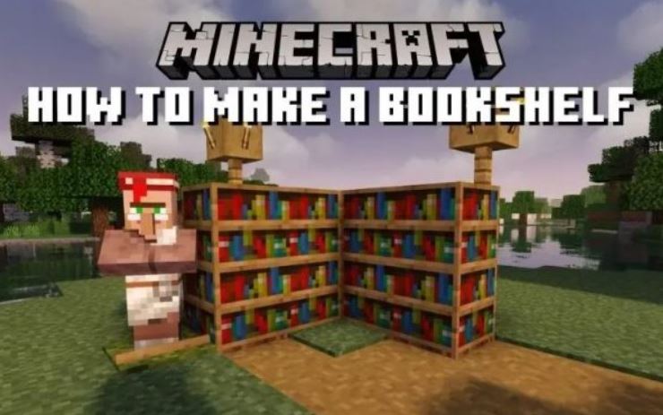 Bookshelf in Minecraft