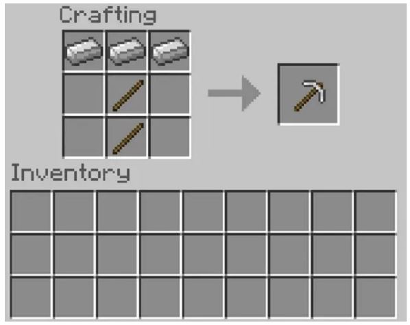 Make an Iron Pickaxe