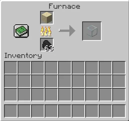 Smelting Sand in Furnace