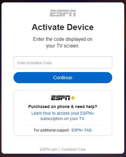 Espn.com/Activate