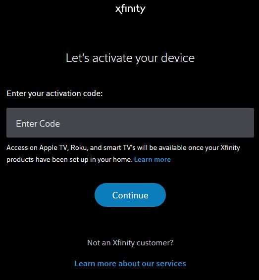 Xfinitymobile.com/Activate